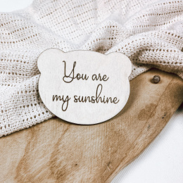 Tabliczka do zdjęć misiu - You are my sunshine